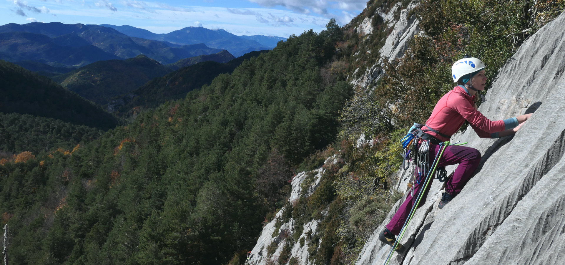 Training courses in climbing and ridges